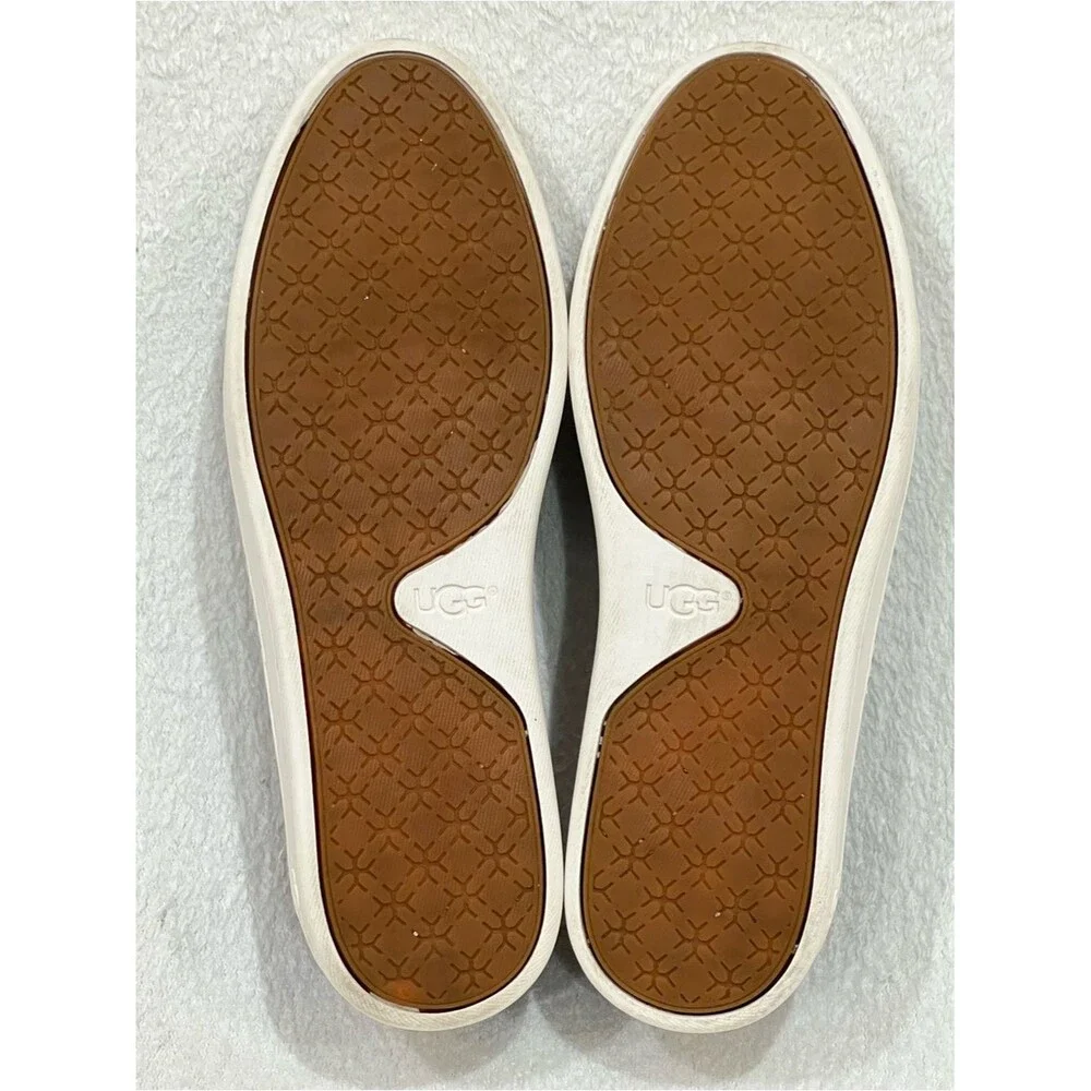 UGG Sammy Navy Heather Knit Slip On Sneakers Size 9